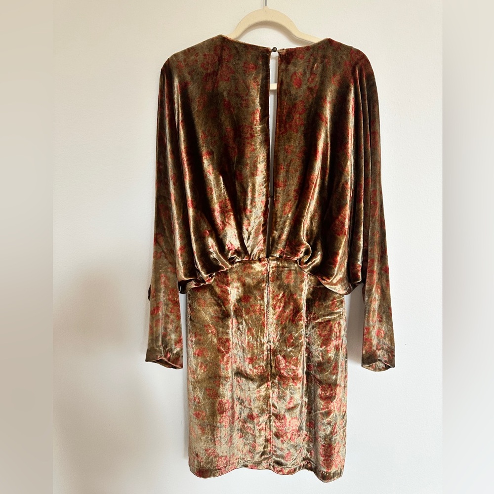 NWT Anthropologie Mes Demoiselles V-Neck Open Back Minidress Revolve Sz 8 - Picture 3 of 10